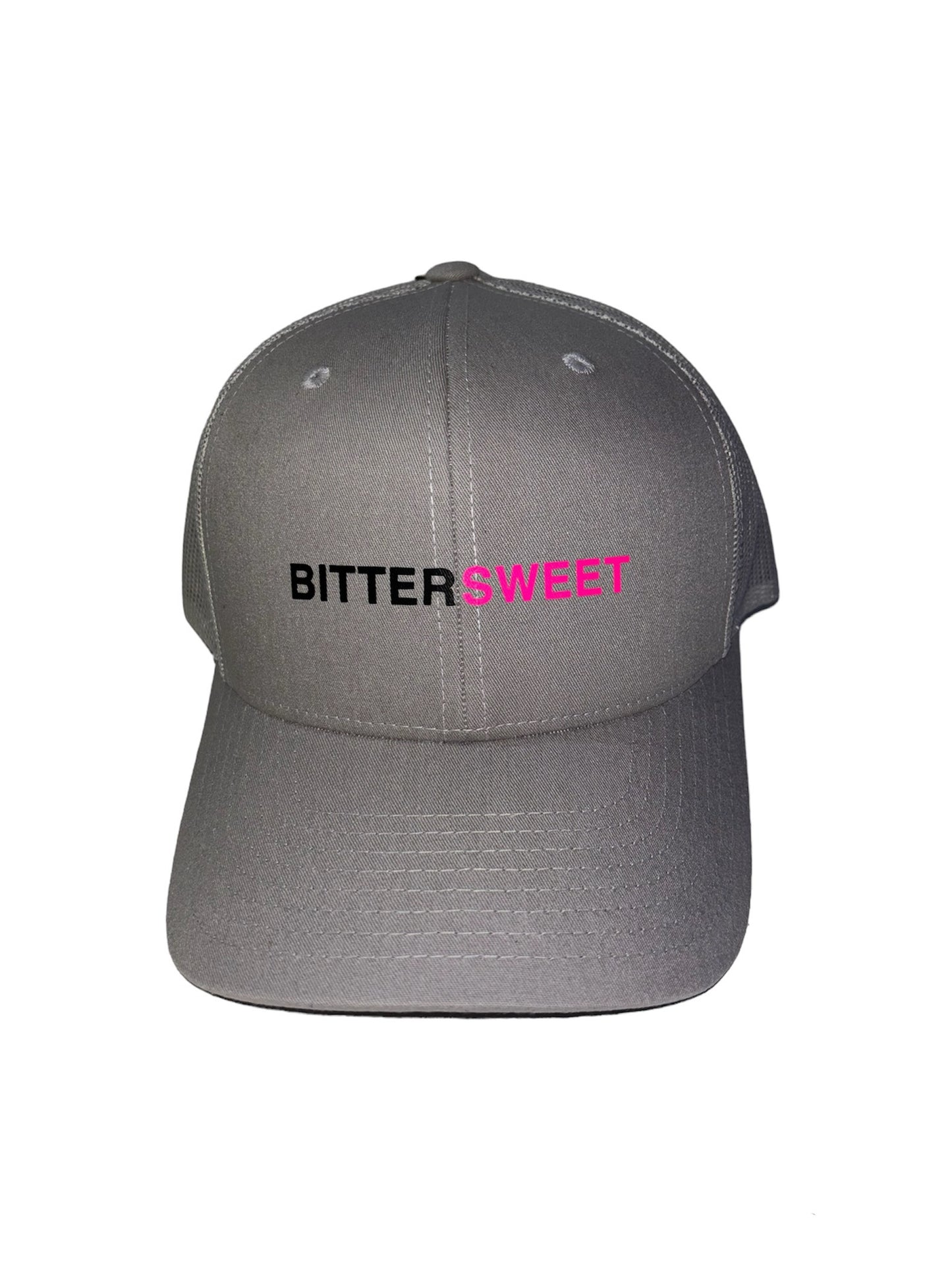 The Bold - classic trucker hat - Pink on Grey