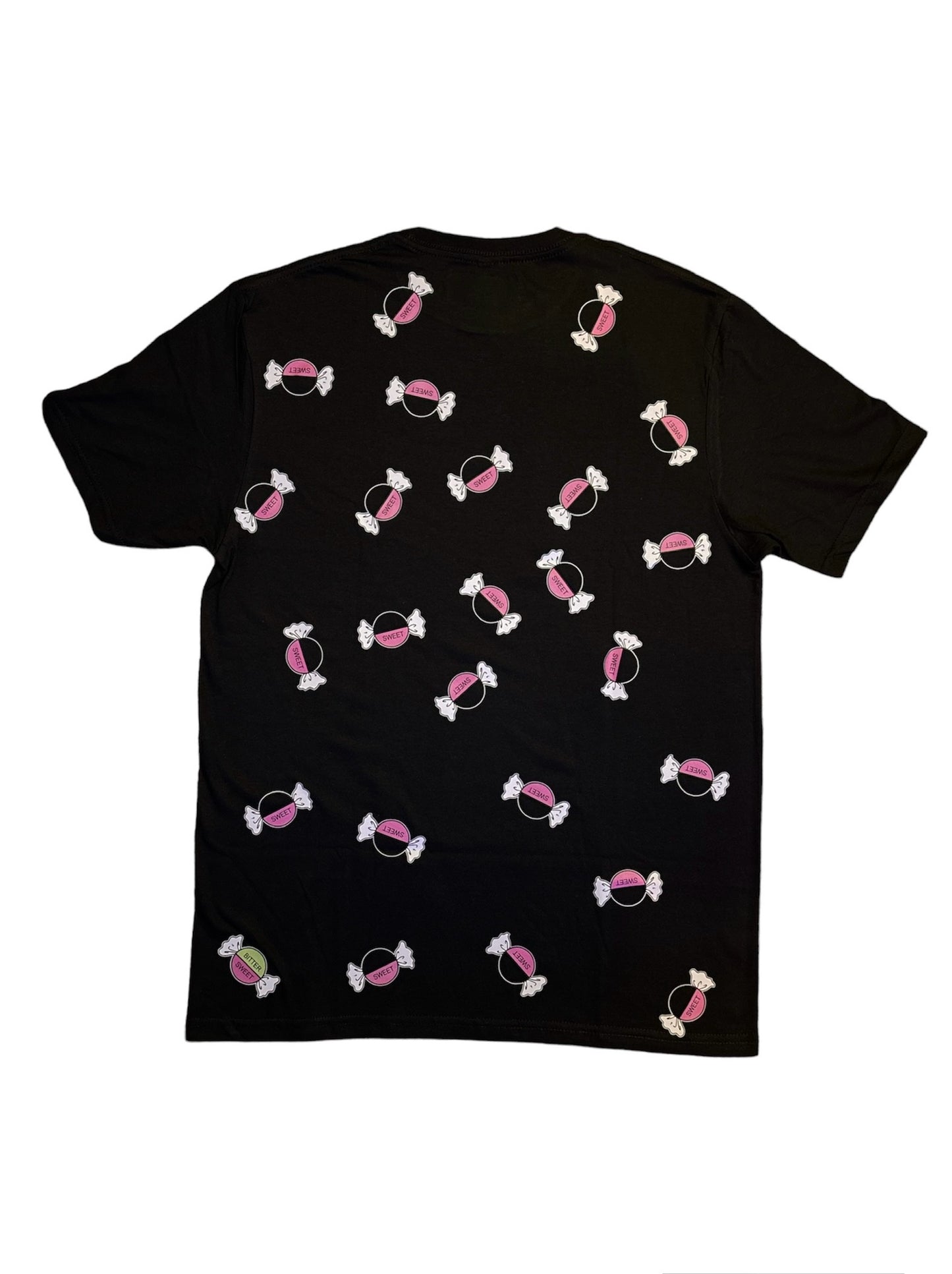 The Bold - Collage T shirt - Pink on Black