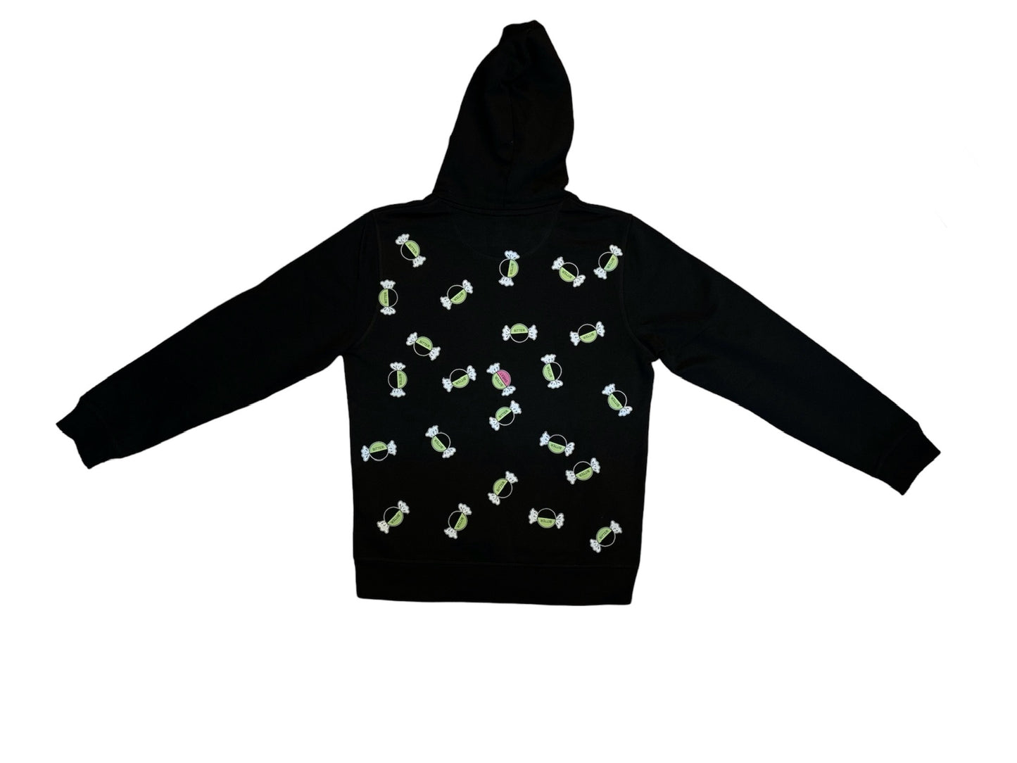 The Bold - Collage Hoodie - Green on Black